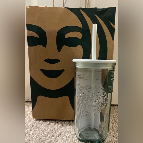 Starbucks Kitchen Starbucks Glass Cup 6 Oz Poshmark